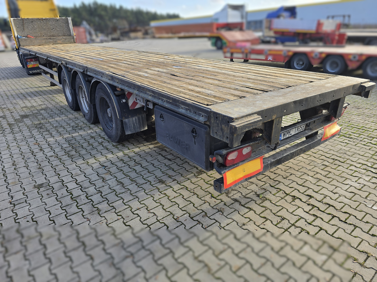 Dropside/ Flatbed semi-trailer fruehauf TX 34CW: picture 6