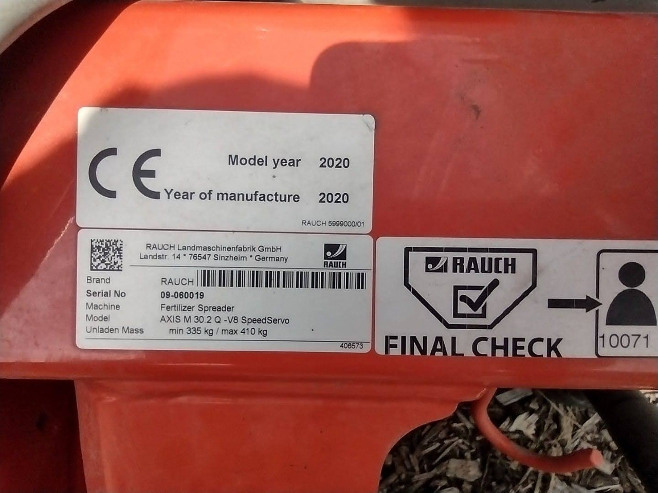 Kuhn Axis M 30.2 Q-V8 - Fertilizer spreader: picture 3 Kuhn Axis M 30.2 Q-V8 - Fertilizer spreader: picture 3