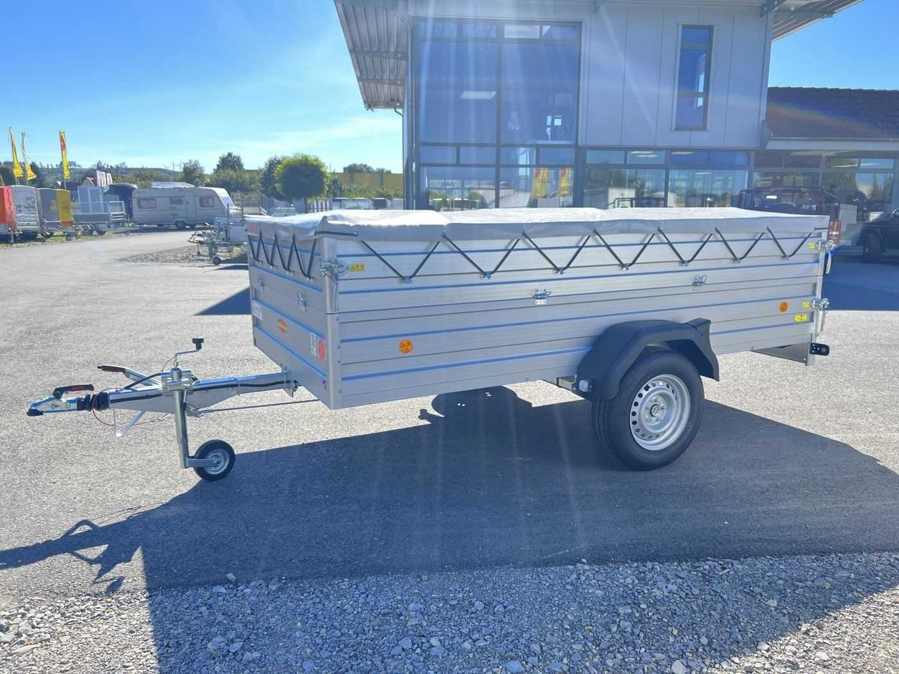 New Car trailer BOECKMANN TL-AL 3015/135 BWEH Fl-Plane Kastenanhänger gebr: picture 22