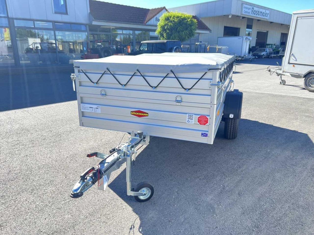New Car trailer BOECKMANN TL-AL 3015/135 BWEH Fl-Plane Kastenanhänger gebr: picture 19
