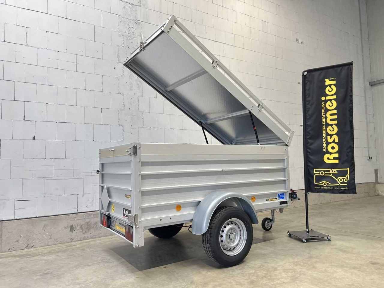 New Car trailer KOCH B1000 2 x BWEH Deckel Tür Deckelanhänger: picture 10