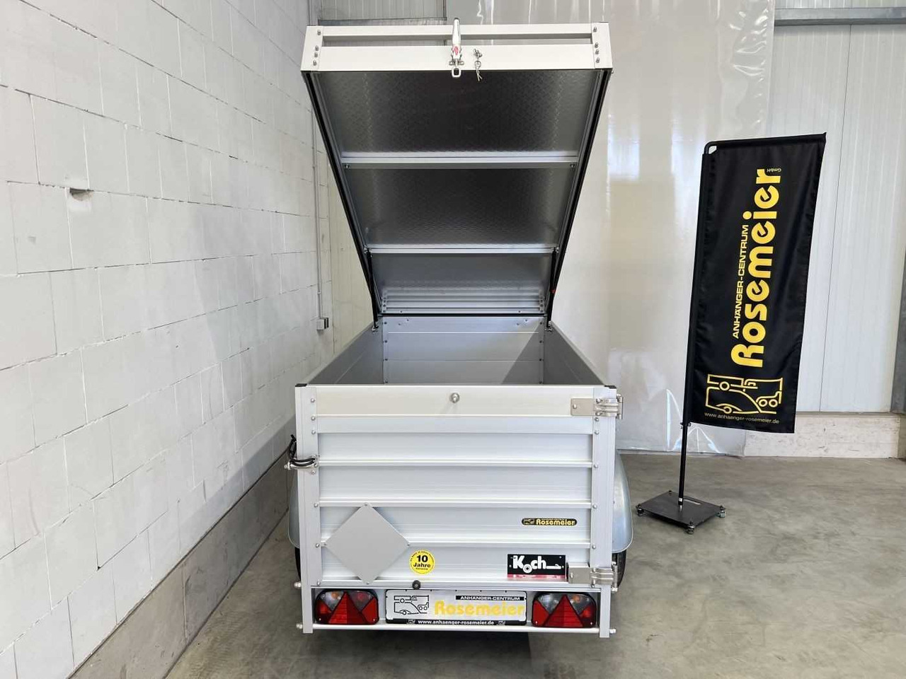 New Car trailer KOCH B1000 2 x BWEH Deckel Tür Deckelanhänger: picture 7