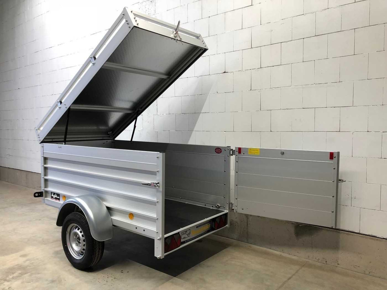 KOCH U2 mit 2 x BWEH, Deckel, Tür Deckelanhänger - Car trailer: picture 2 KOCH U2 mit 2 x BWEH, Deckel, Tür Deckelanhänger - Car trailer: picture 2