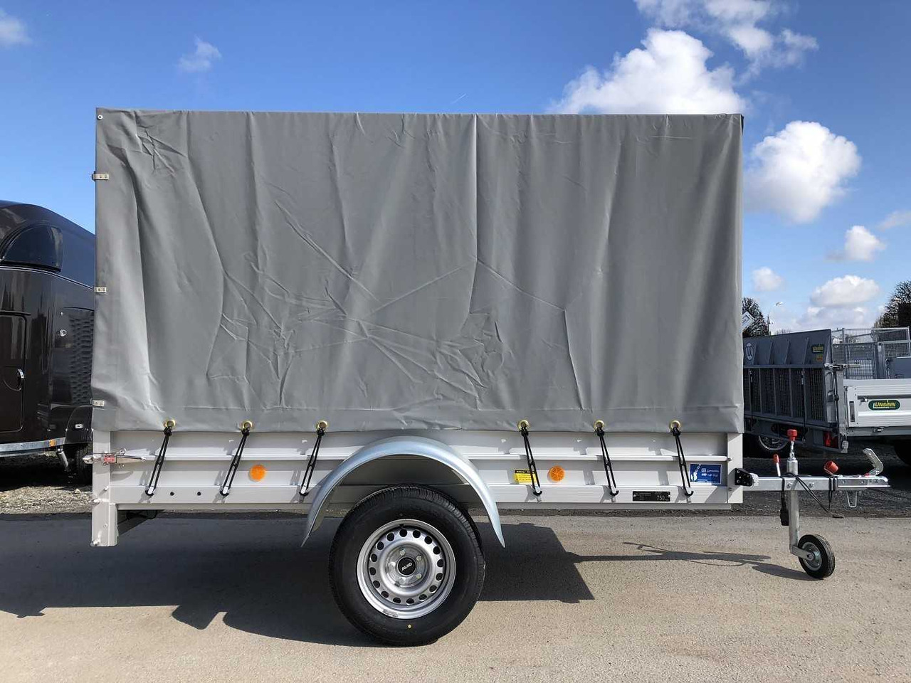KOCH U4 mit Plane 1500 grau Kastenanhänger ungebremst - Car trailer: picture 1 KOCH U4 mit Plane 1500 grau Kastenanhänger ungebremst - Car trailer: picture 1