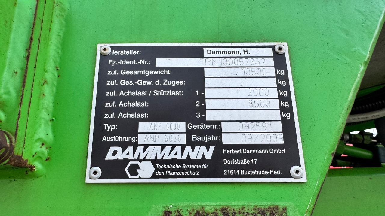 Dammann ANP 6036 ProfiClass 6000 l 36m - Sprayer: picture 3 Dammann ANP 6036 ProfiClass 6000 l 36m - Sprayer: picture 3