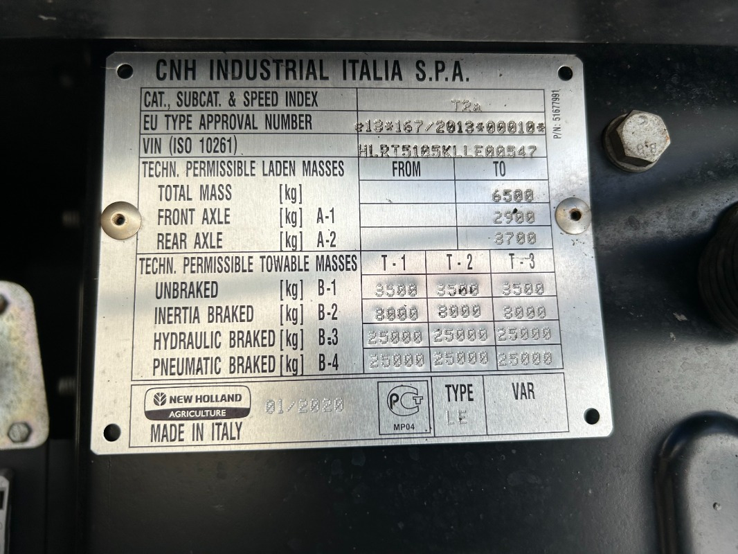 New Holland T5.105 - Farm tractor: picture 3 New Holland T5.105 - Farm tractor: picture 3