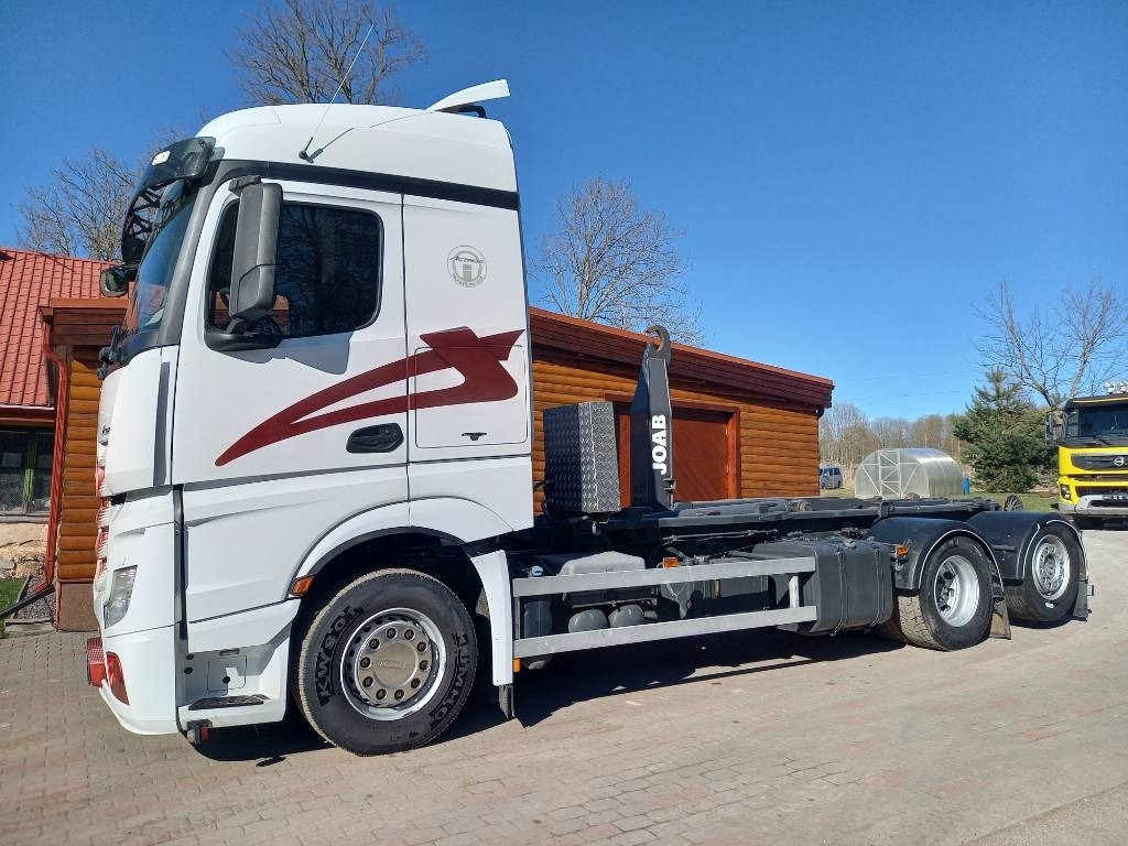 Hook lift truck Mercedes-Benz Actros, 6X2, JOAB HOOK LIFT: picture 6