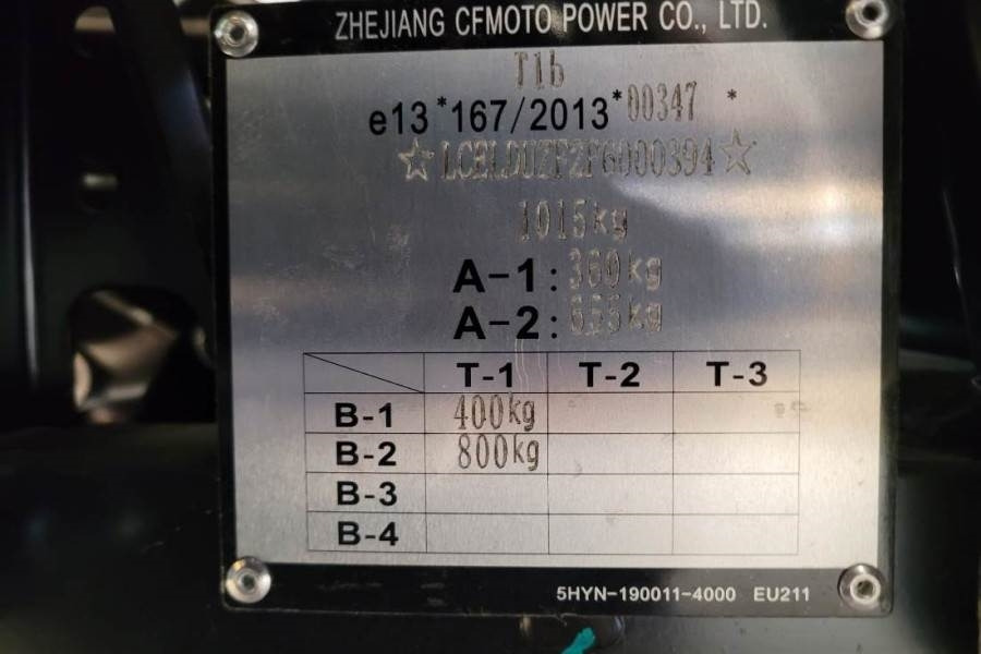 ATV/ Quad CFMoto UFORCE600 Valid Inspection, *Guarantee! Dutch Regi: picture 6