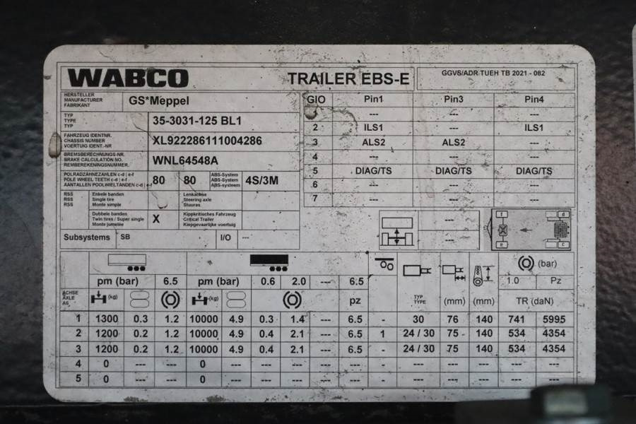 GS MEPPEL AV-2800L Valid inspection, *Guarantee! Dutc - Dropside/ Flatbed semi-trailer: picture 5 GS MEPPEL AV-2800L Valid inspection, *Guarantee! Dutc - Dropside/ Flatbed semi-trailer: picture 5