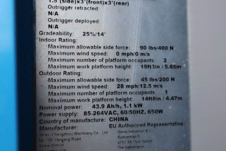 Genie GS1932 E-Drive Several In Stock, 8m Working Height - Scissor lift: picture 5 Genie GS1932 E-Drive Several In Stock, 8m Working Height - Scissor lift: picture 5