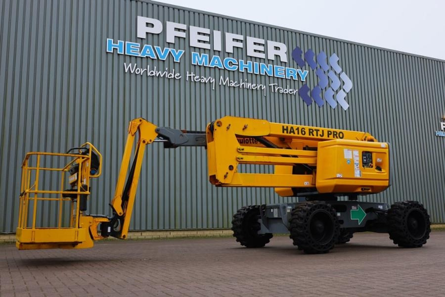 Haulotte HA16RTJ Pro Diesel, 4x4x4 Drive, 16 m Working Heig - Articulated boom: picture 1 Haulotte HA16RTJ Pro Diesel, 4x4x4 Drive, 16 m Working Heig - Articulated boom: picture 1