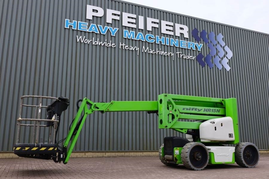 Niftylift HR15N Hybrid MK3 Hybrid, 4x2 Drive, 15.5m Working - Articulated boom: picture 1 Niftylift HR15N Hybrid MK3 Hybrid, 4x2 Drive, 15.5m Working - Articulated boom: picture 1