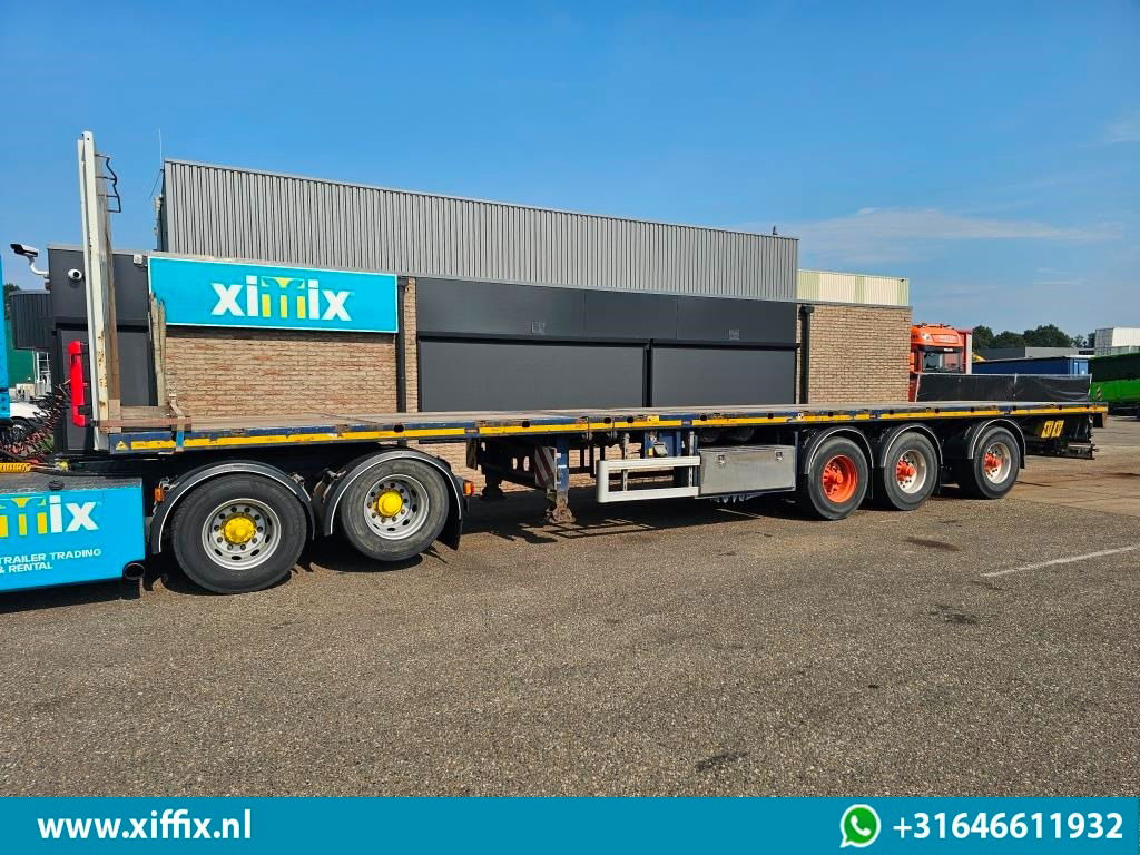 Dropside/ Flatbed semi-trailer Doll 3-ass. Vlakke uitschuifbare oplegger / Naloop gestuurd: picture 6
