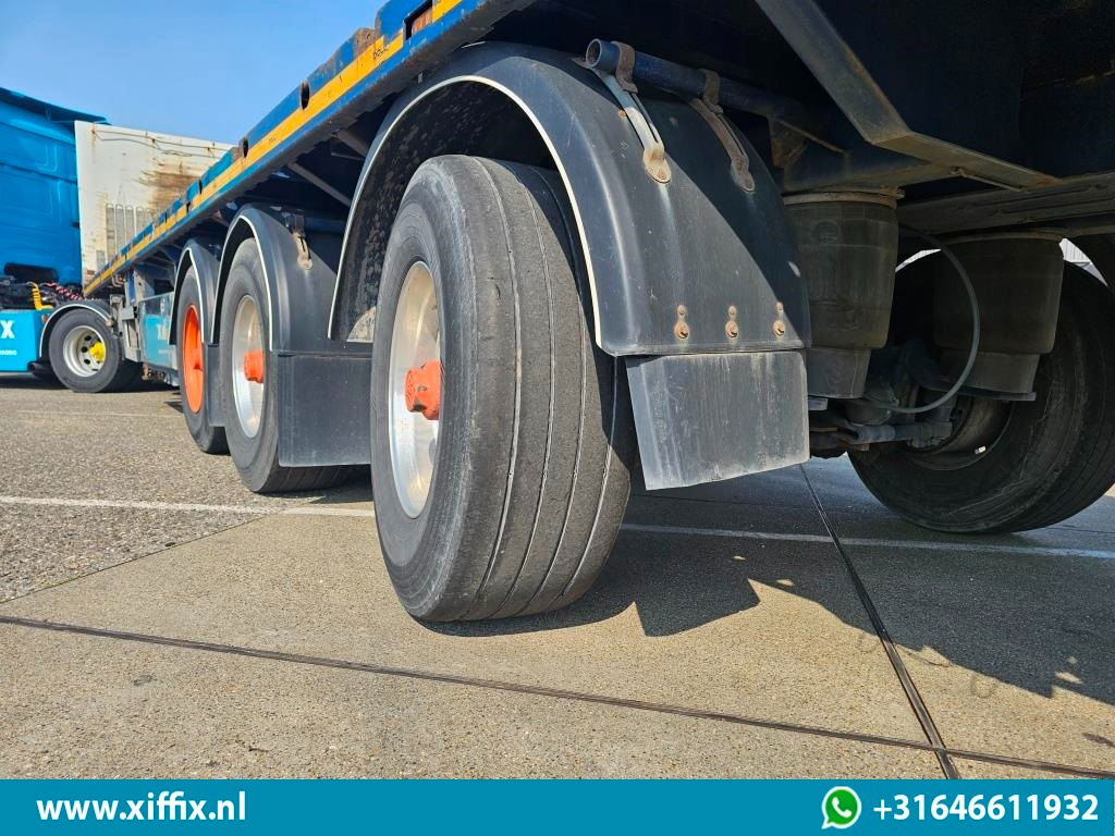 Dropside/ Flatbed semi-trailer Doll 3-ass. Vlakke uitschuifbare oplegger / Naloop gestuurd: picture 10
