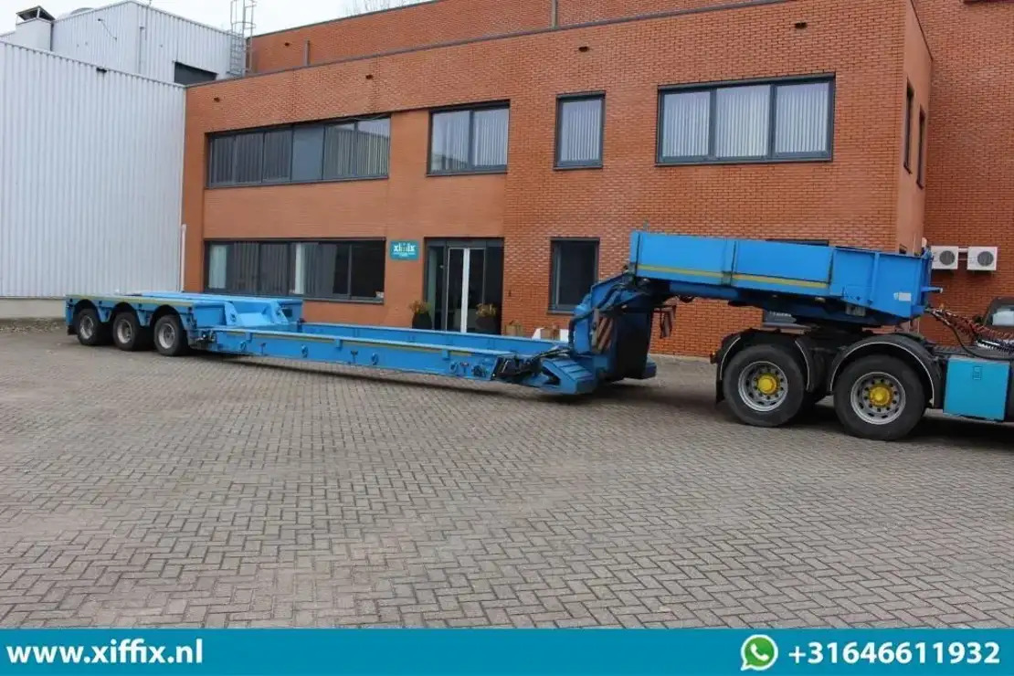Faymonville 3-ass. Uitschuifbare dieplader met afneembare zwanenhals / Hydr. Vre - Low loader semi-trailer: picture 4 Faymonville 3-ass. Uitschuifbare dieplader met afneembare zwanenhals / Hydr. Vre - Low loader semi-trailer: picture 4