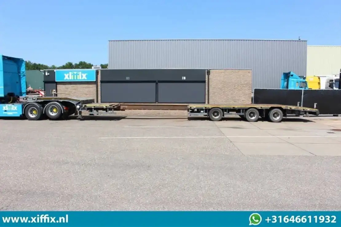 Low loader semi-trailer Meusburger 3-ass. Uitschuifbare semi dieplader / Naloop gestuurd / 13821: picture 7 Low loader semi-trailer Meusburger 3-ass. Uitschuifbare semi dieplader / Naloop gestuurd / 13821: picture 7