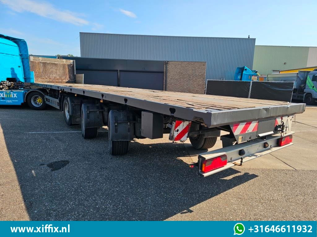 Meusburger 3-ass. Vlakke uitschuifbare oplegger / 2x gestuurd - Dropside/ Flatbed semi-trailer: picture 4 Meusburger 3-ass. Vlakke uitschuifbare oplegger / 2x gestuurd - Dropside/ Flatbed semi-trailer: picture 4