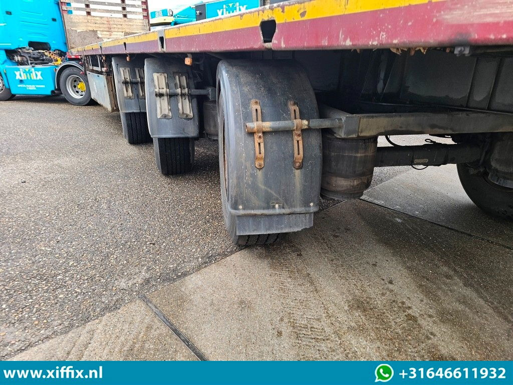Dropside/ Flatbed semi-trailer Meusburger 3-ass. Vlakke uitschuifbare oplegger / 3x gestuurd: picture 9 Dropside/ Flatbed semi-trailer Meusburger 3-ass. Vlakke uitschuifbare oplegger / 3x gestuurd: picture 9