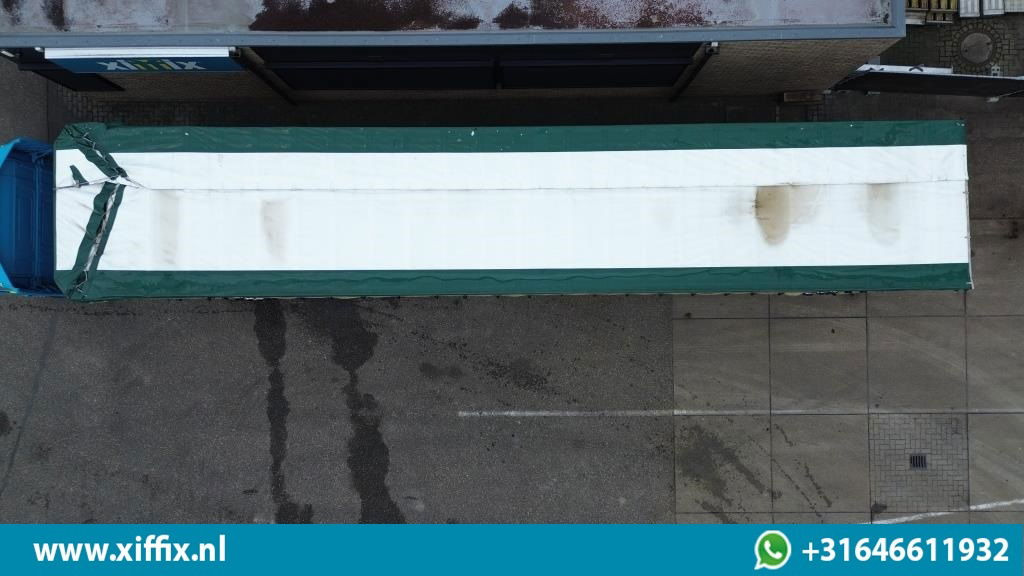 Meusburger 4-ass. Vlakke Mega oplegger met elektrische huifopbouw / 2x naloop gestuurd - Dropside/ Flatbed semi-trailer: picture 3 Meusburger 4-ass. Vlakke Mega oplegger met elektrische huifopbouw / 2x naloop gestuurd - Dropside/ Flatbed semi-trailer: picture 3