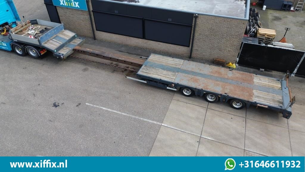Nooteboom 3-ass. Uitschuifbare Semi dieplader / 1x naloop gestuurd - Low loader semi-trailer: picture 2 Nooteboom 3-ass. Uitschuifbare Semi dieplader / 1x naloop gestuurd - Low loader semi-trailer: picture 2