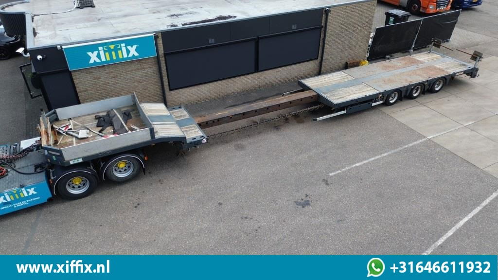 Nooteboom 3-ass. Uitschuifbare Semi dieplader / 1x naloop gestuurd - Low loader semi-trailer: picture 1 Nooteboom 3-ass. Uitschuifbare Semi dieplader / 1x naloop gestuurd - Low loader semi-trailer: picture 1