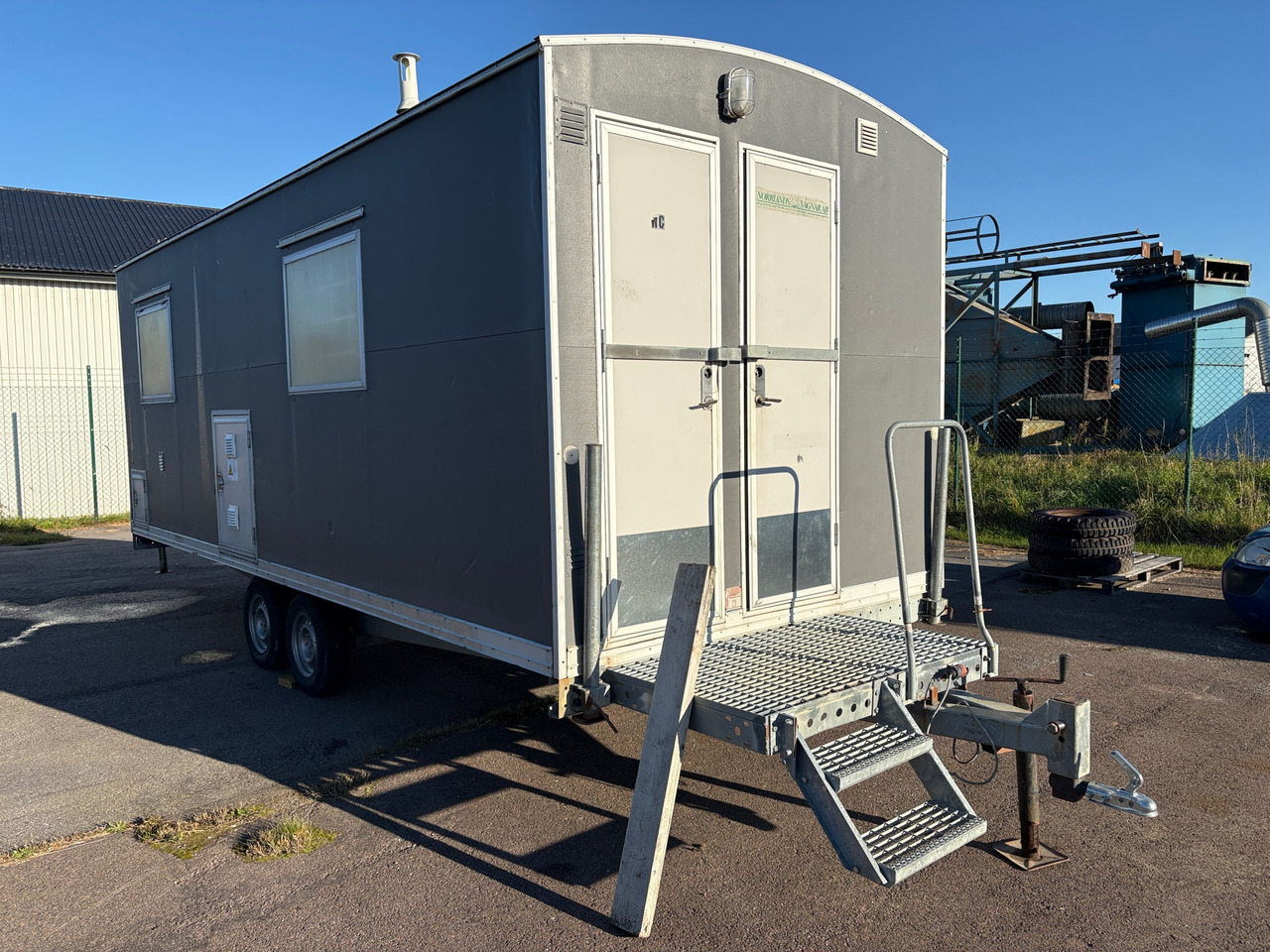 Norrlandsvagnar OMT4/6 - Construction container, Trailer: picture 1 Norrlandsvagnar OMT4/6 - Construction container, Trailer: picture 1