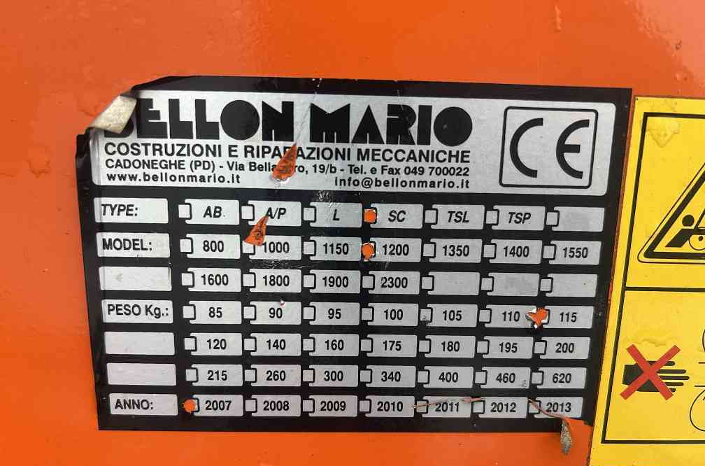 Bellon bellon mario veegmachine front 120 cm - Broom: picture 4 Bellon bellon mario veegmachine front 120 cm - Broom: picture 4