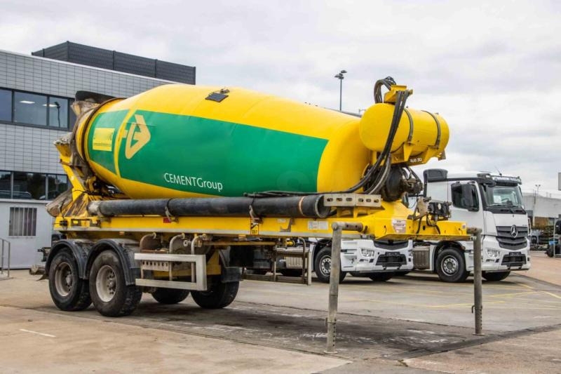 DE BUF BETON MIXER/MALAXEUR/MISCHER 10M3 - Concrete mixer semi-trailer: picture 2 DE BUF BETON MIXER/MALAXEUR/MISCHER 10M3 - Concrete mixer semi-trailer: picture 2