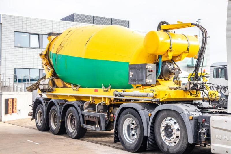 DE BUF BETON MIXER/MALAXEUR/MISCHER 12M3 - Concrete mixer semi-trailer: picture 2 DE BUF BETON MIXER/MALAXEUR/MISCHER 12M3 - Concrete mixer semi-trailer: picture 2
