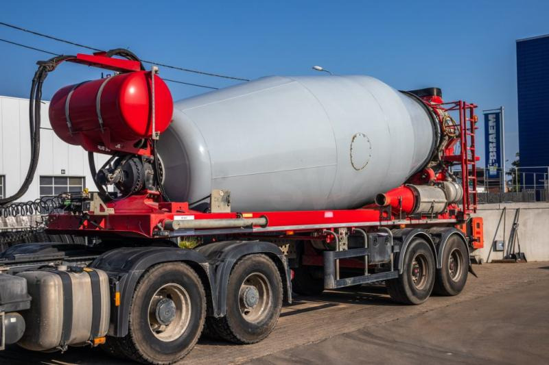 DE BUF BETON MIXER/MALAXEUR/MISCHER 12M3 - Concrete mixer semi-trailer: picture 1 DE BUF BETON MIXER/MALAXEUR/MISCHER 12M3 - Concrete mixer semi-trailer: picture 1