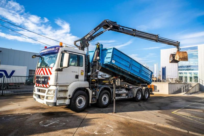 MAN TGS 35.400 BL - HIAB 144 E-2 DUO - Hook lift truck, Crane truck: picture 1 MAN TGS 35.400 BL - HIAB 144 E-2 DUO - Hook lift truck, Crane truck: picture 1