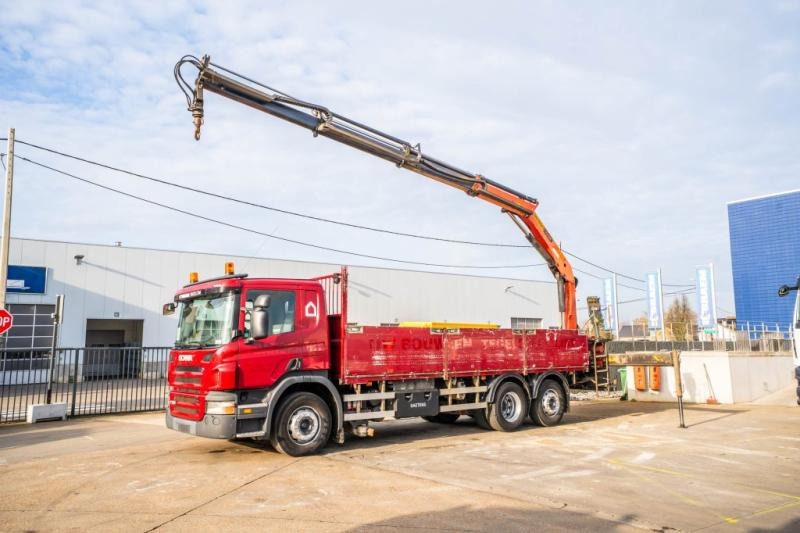 Scania P280 - PK 15500/3xhydr. - Dropside/ Flatbed truck, Crane truck: picture 1 Scania P280 - PK 15500/3xhydr. - Dropside/ Flatbed truck, Crane truck: picture 1