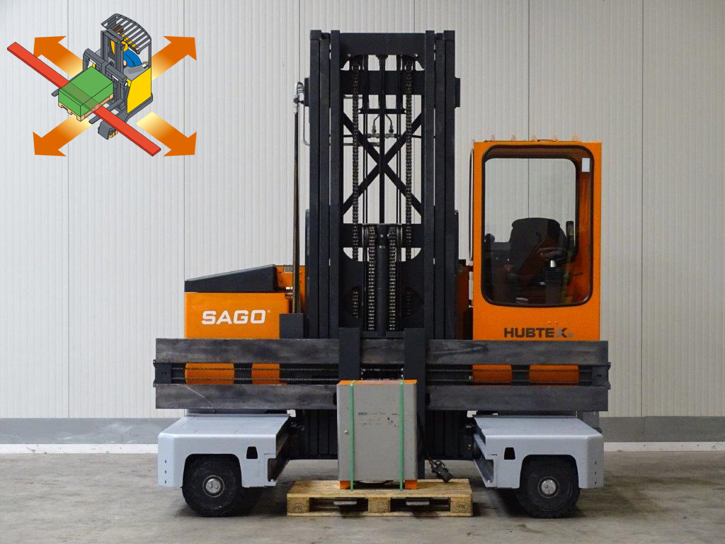 Hubtex MQ45 - TRIPLEX - 4-way reach truck: picture 1 Hubtex MQ45 - TRIPLEX - 4-way reach truck: picture 1