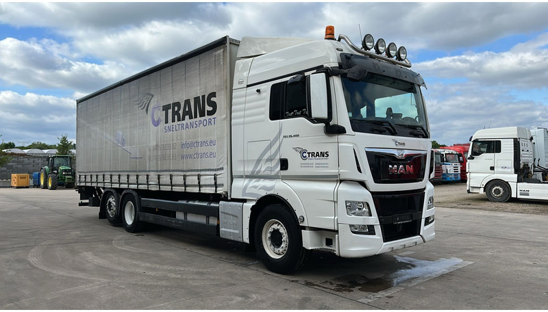 MAN TGX 26.400 (EURO 6 / 6X2 / LIFT / HAYON / BELGIAN TRUCK / GUTE ZUSTAND !! / 8.40 BOX LENGTH) - Curtain side truck: picture 2 MAN TGX 26.400 (EURO 6 / 6X2 / LIFT / HAYON / BELGIAN TRUCK / GUTE ZUSTAND !! / 8.40 BOX LENGTH) - Curtain side truck: picture 2