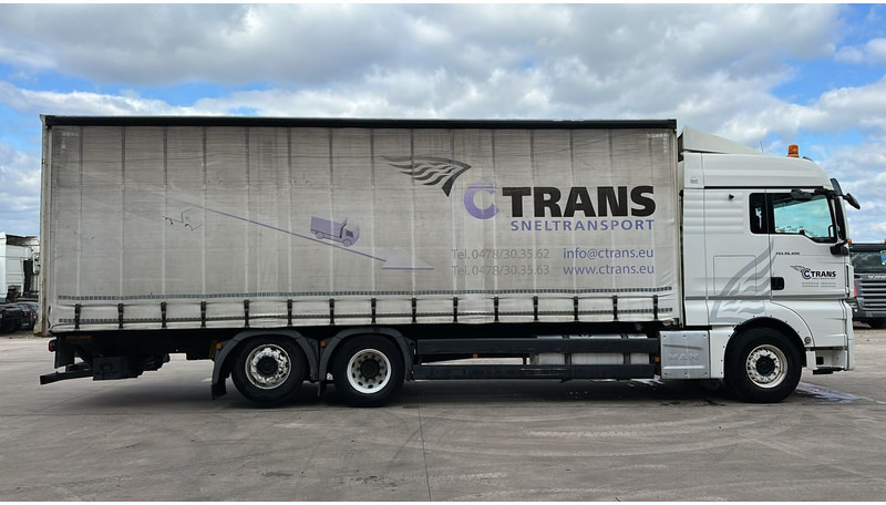 MAN TGX 26.400 (EURO 6 / 6X2 / LIFT / HAYON / BELGIAN TRUCK / GUTE ZUSTAND !! / 8.40 BOX LENGTH) - Curtain side truck: picture 4 MAN TGX 26.400 (EURO 6 / 6X2 / LIFT / HAYON / BELGIAN TRUCK / GUTE ZUSTAND !! / 8.40 BOX LENGTH) - Curtain side truck: picture 4
