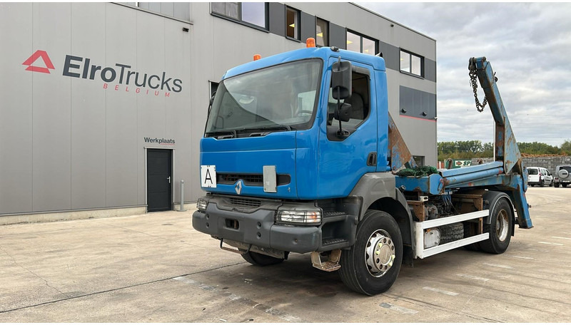 Renault KERAX (GRAND PONT / LAMES / PROPRE / BOITE MANUELLE / STEEL SUSP.) - Skip loader truck: picture 1 Renault KERAX (GRAND PONT / LAMES / PROPRE / BOITE MANUELLE / STEEL SUSP.) - Skip loader truck: picture 1