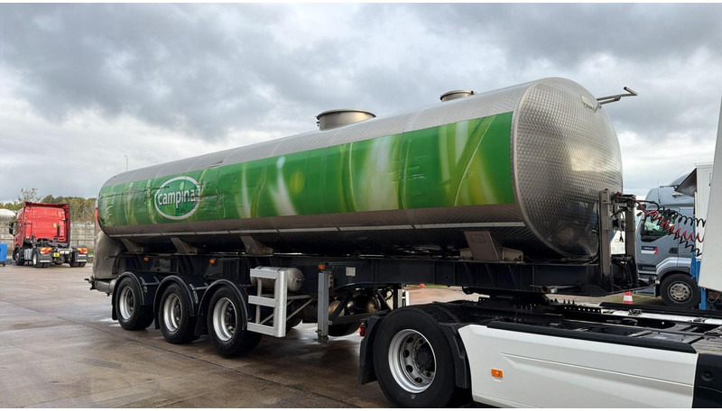 TURBO'S HOET OC/3AT/39 (29500 LITER / MILK / MILCHE / LAIT / WATER / 2X STEERING AXLE / 2X LENKASCHEN) - Tanker semi-trailer: picture 2 TURBO'S HOET OC/3AT/39 (29500 LITER / MILK / MILCHE / LAIT / WATER / 2X STEERING AXLE / 2X LENKASCHEN) - Tanker semi-trailer: picture 2