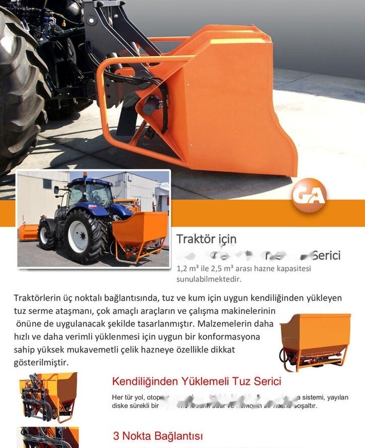 Galen Salt Spreader for tractor - Sand/ Salt spreader: picture 1 Galen Salt Spreader for tractor - Sand/ Salt spreader: picture 1