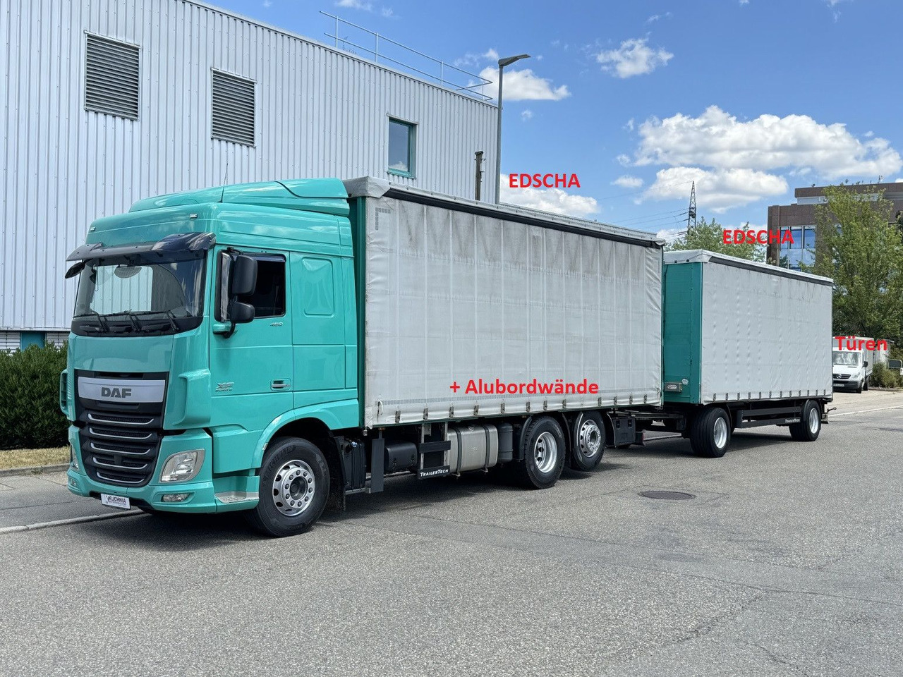 DAF XF460 6x2 Schiebeplane-Zug EDSCHA Bordwände - Curtain side truck: picture 1 DAF XF460 6x2 Schiebeplane-Zug EDSCHA Bordwände - Curtain side truck: picture 1