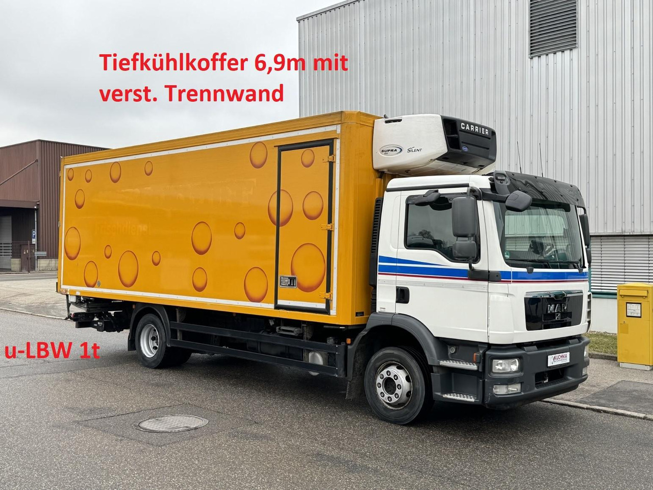 MAN TGM 12.250 Tiefkühlkoffer 6,9m SUPRA 850 LBW E5 - Refrigerator truck: picture 1 MAN TGM 12.250 Tiefkühlkoffer 6,9m SUPRA 850 LBW E5 - Refrigerator truck: picture 1