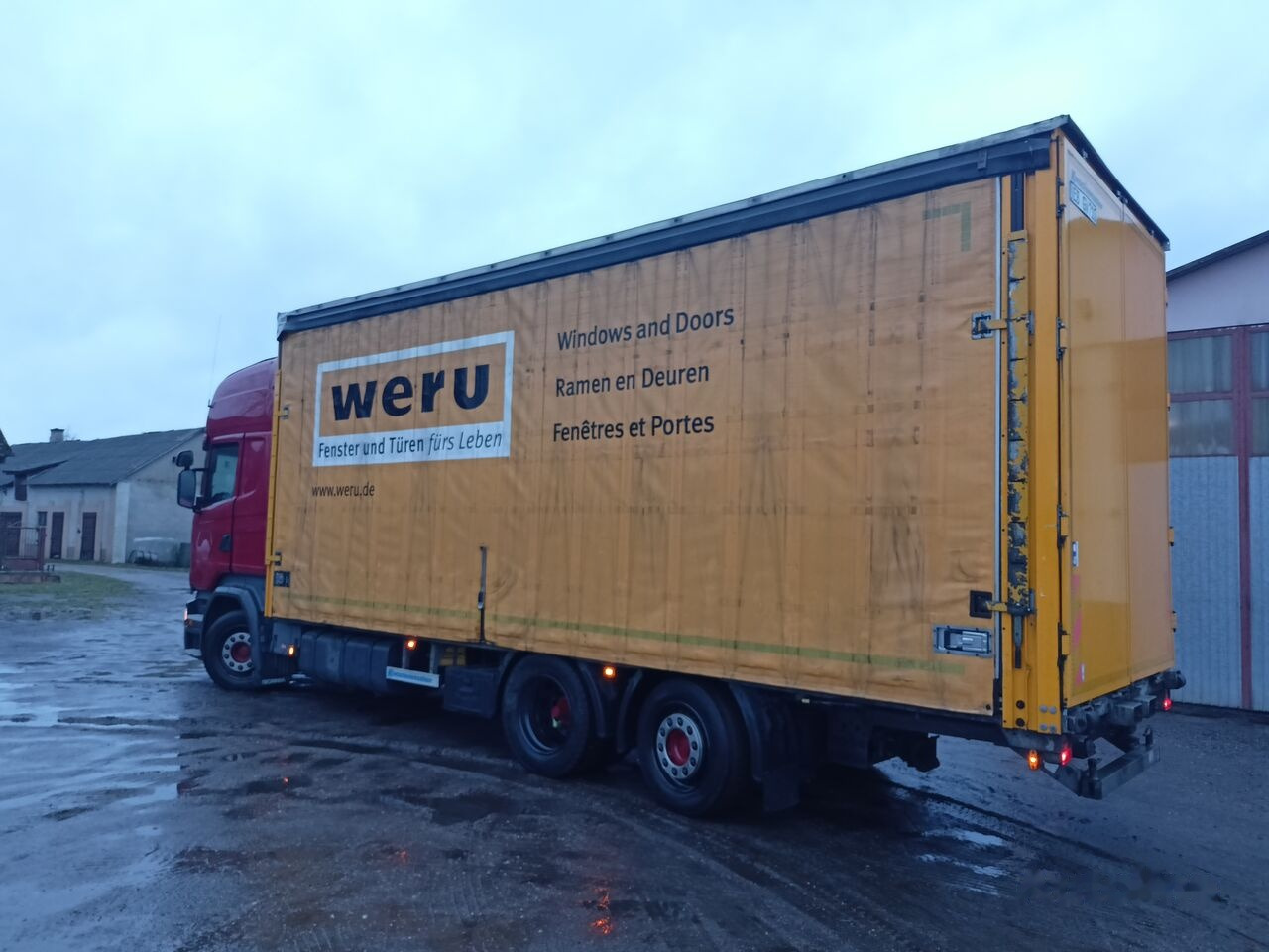 Curtain side truck Scania R450 Transport okien: picture 10