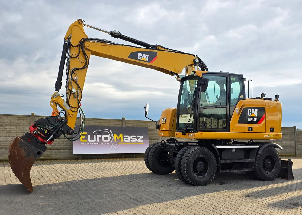 Caterpillar M314F, 2016 ROK, GŁOWICA ROTOTILT, 4400 MTH - Wheel excavator: picture 2 Caterpillar M314F, 2016 ROK, GŁOWICA ROTOTILT, 4400 MTH - Wheel excavator: picture 2