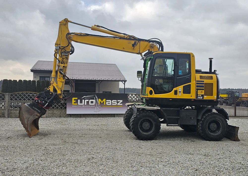 Komatsu PW 148-10, 2016 ROK, SYSTEM LEICA 3D - Wheel excavator: picture 1 Komatsu PW 148-10, 2016 ROK, SYSTEM LEICA 3D - Wheel excavator: picture 1