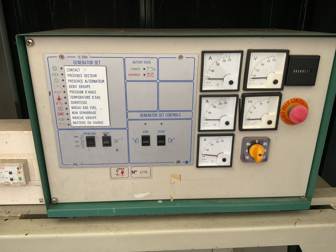 Generator set Volvo 150KVA Generator, Low hours.: picture 6