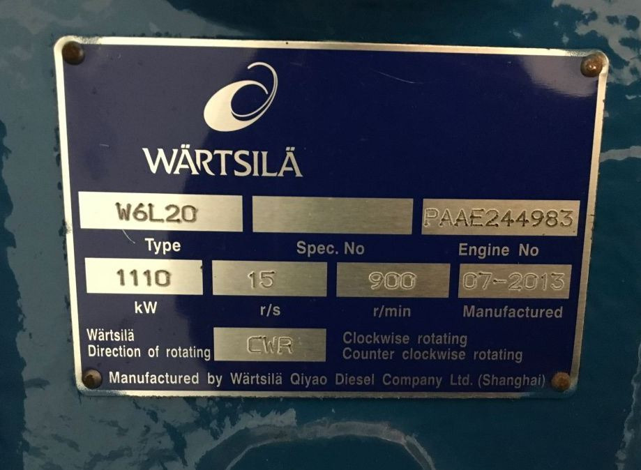 Wartsila W6L20, 1765 KVABrand new - Generator set: picture 5 Wartsila W6L20, 1765 KVABrand new - Generator set: picture 5