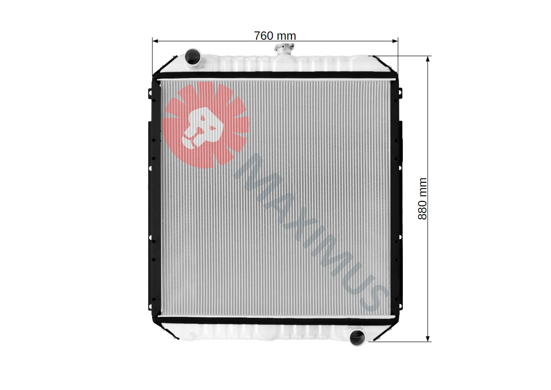 CATERPILLAR 320-A 320-A L 320-A S 320 L 320-A N 320N - Radiator for Excavator: picture 3 CATERPILLAR 320-A 320-A L 320-A S 320 L 320-A N 320N - Radiator for Excavator: picture 3
