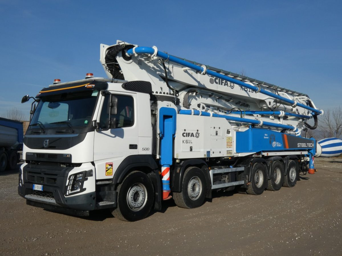 VOLVO FMX 500 CIFA K55L - Concrete pump truck: picture 3 VOLVO FMX 500 CIFA K55L - Concrete pump truck: picture 3