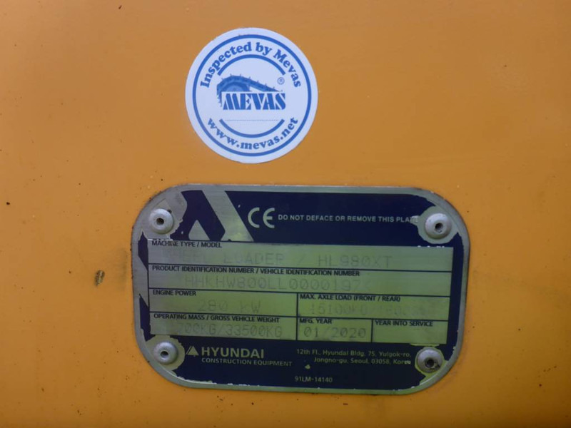 Wheel loader Hyundai HL 980 XT: picture 18