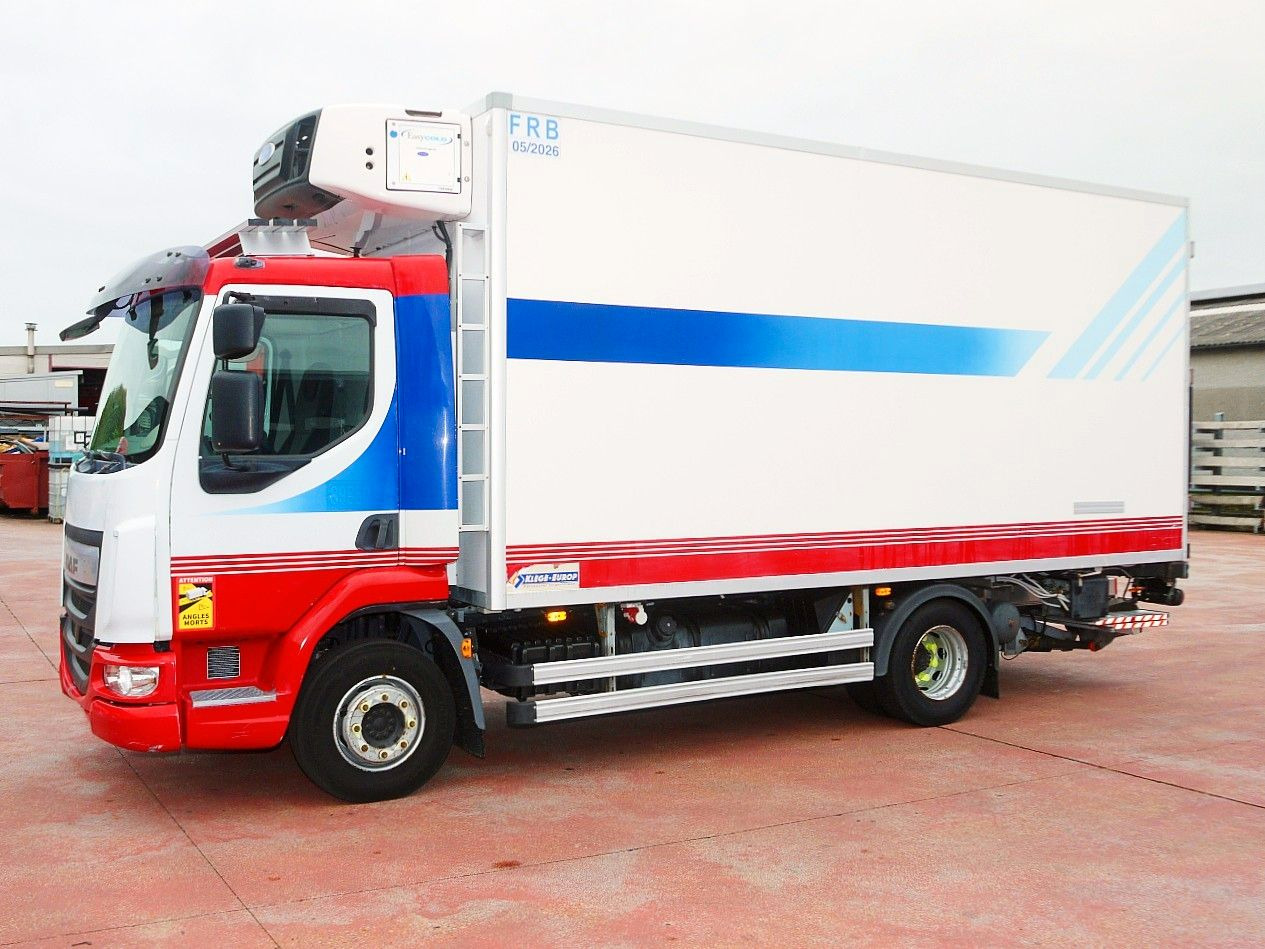 DAF LF FA 10.180 FLEISH KUHLKOFFER CARRIER SUPRA 550 - Refrigerator truck: picture 4 DAF LF FA 10.180 FLEISH KUHLKOFFER CARRIER SUPRA 550 - Refrigerator truck: picture 4
