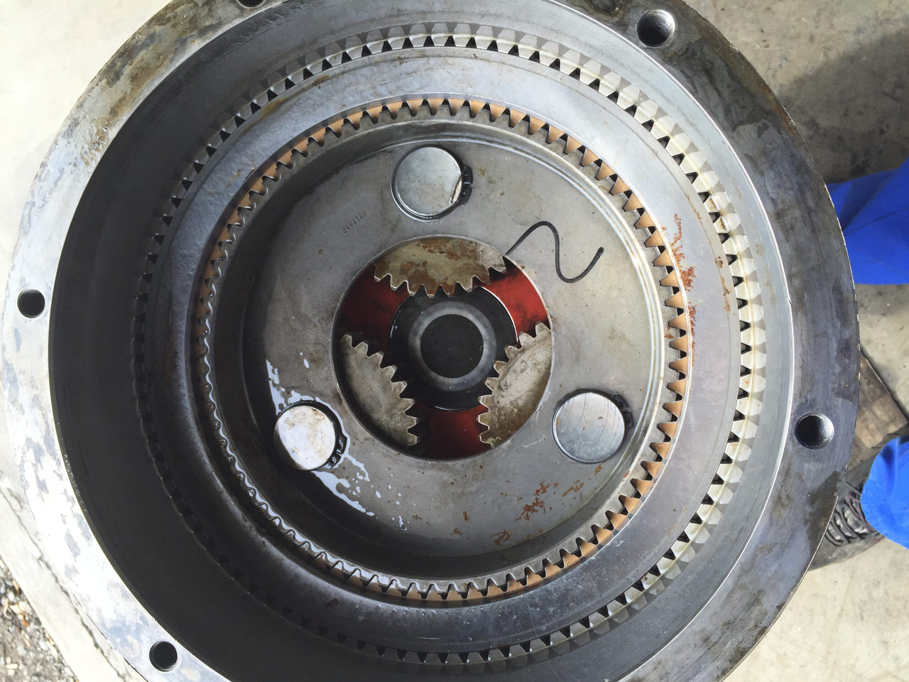 Liebherr Schwenkantrieb SAT400/216, ID-Nr.9444395. - Swing motor for Construction machinery: picture 4 Liebherr Schwenkantrieb SAT400/216, ID-Nr.9444395. - Swing motor for Construction machinery: picture 4